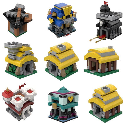 Micro Strategy Base Town Hall 1-16 Building Kit | LEGO-Compatible MOC - 22
