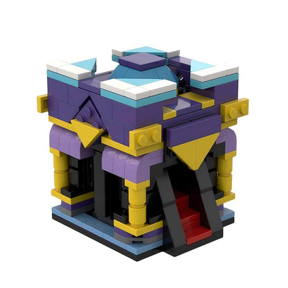 Micro Strategy Base Town Hall 1-16 Building Kit | LEGO-Compatible MOC - 3