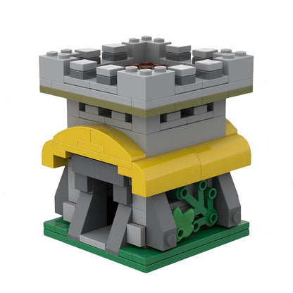Micro Strategy Base Town Hall 1-16 Building Kit | LEGO-Compatible MOC - 4