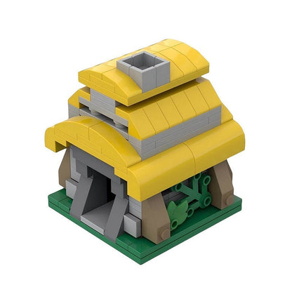 Micro Strategy Base Town Hall Lv1-16 MOC Building Kit | Tactical Base Model - 11