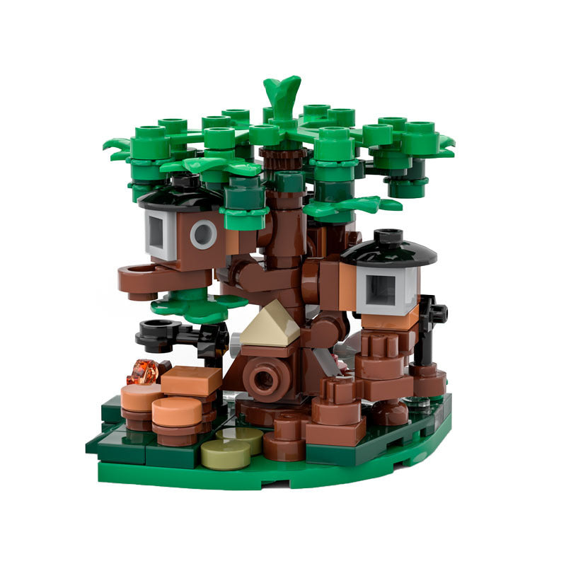 micro tree house building set | moc-41111 - 3