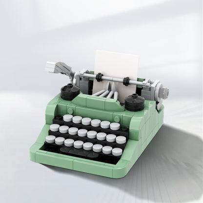micro typewriter building set | moc-136017 - 1