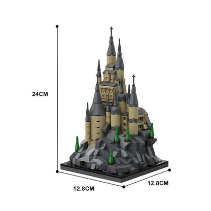 Microscale Magical Wizard School Castle MOC Building Kit | Fantasy Diorama - 3
