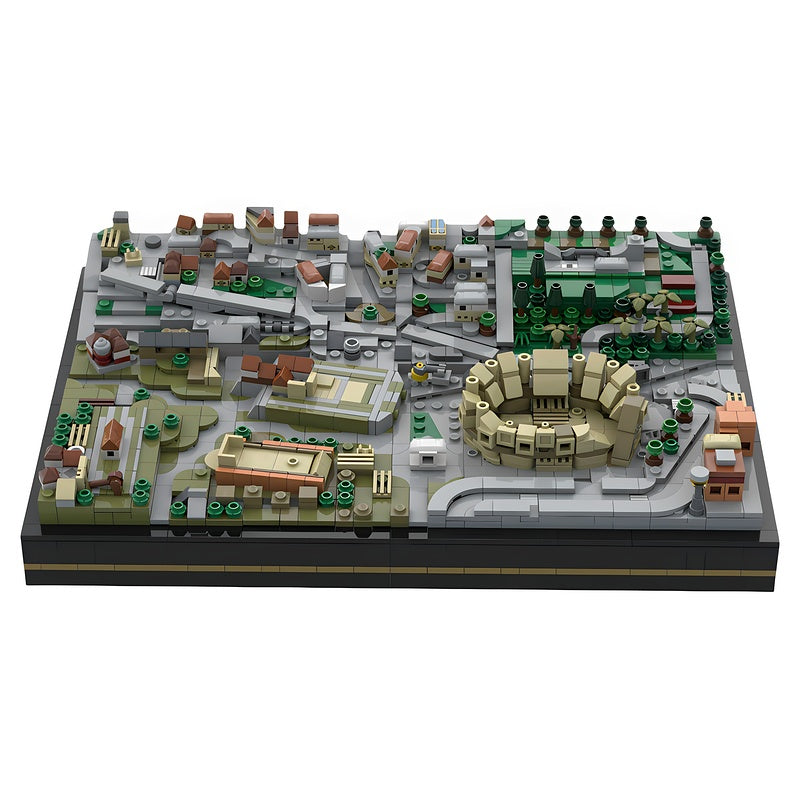 Microscale Rome Cityscape With Colosseum MOC Building Kit - 1