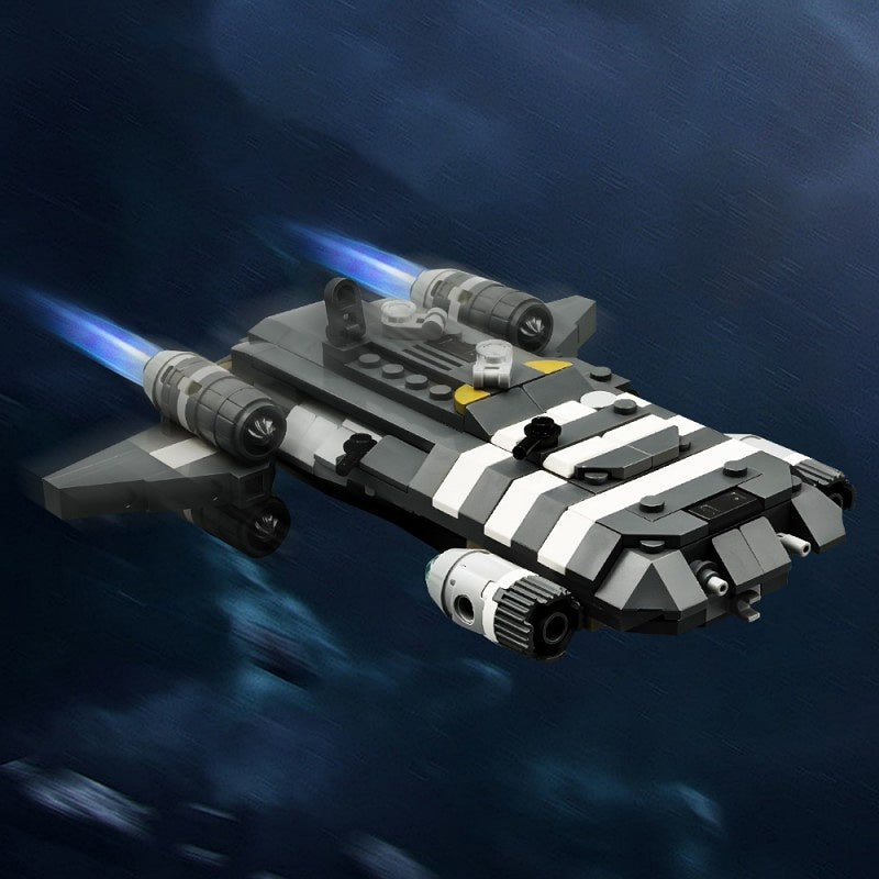 Mid-Scale Armored Republic Starship MOC Building Set with Jettison Hull - 1