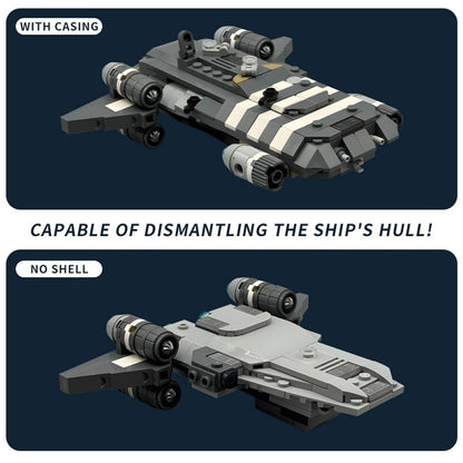 Mid-Scale Armored Republic Starship MOC Building Set with Jettison Hull - 6