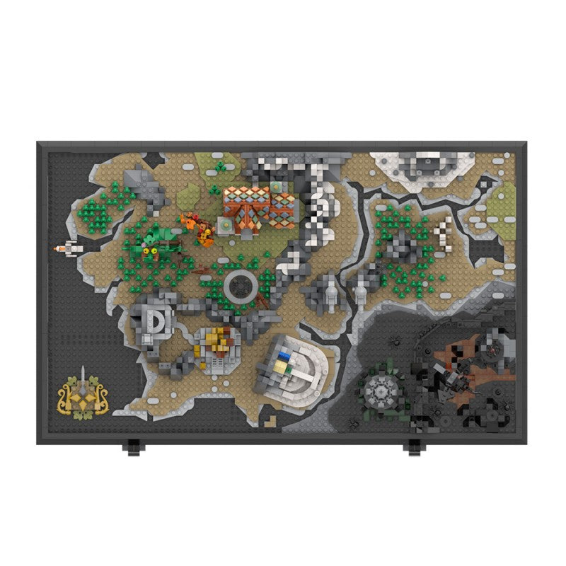 middle earth map building kit | lord of the rings | lego compatible moc - 5