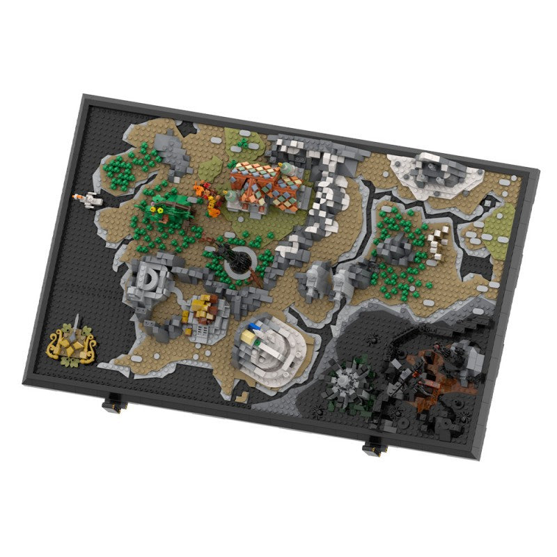 middle earth map building kit | lord of the rings | lego compatible moc - 6