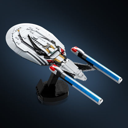 Midi Scale Galaxy Explorer Star Cruiser Building Kit | LEGO-Compatible MOC - 1