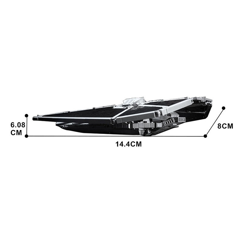 Midi-Scale Imperial Assault Shuttle Building Kit | LEGO-Compatible MOC - 4