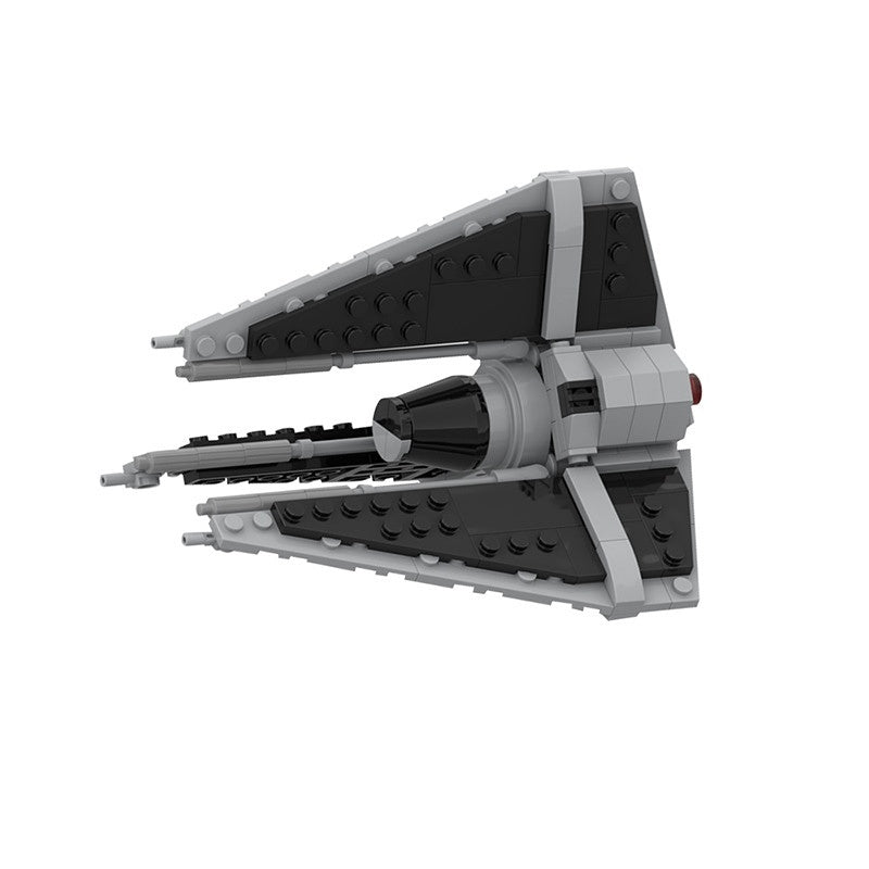 Midi-Scale Stealth Phantom Starfighter Building Kit | LEGO-Compatible MOC