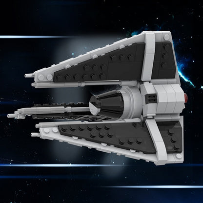Midi-Scale Stealth Phantom Starfighter Building Kit | LEGO-Compatible MOC 3