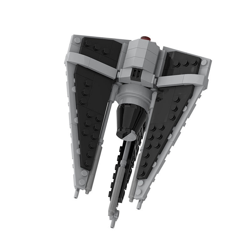 TIE Phantom (Midi-Scale)  August 2025 Update: Redesigned the wings and a new classier stand.  A midi-scale version of the TIE Phantom that I feel faithfully preserves proportions and features well at this scale - 4