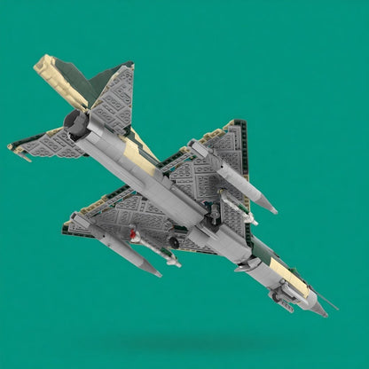 MiG-21bis Fishbed L Fighter Jet MOC Building Kit - 3