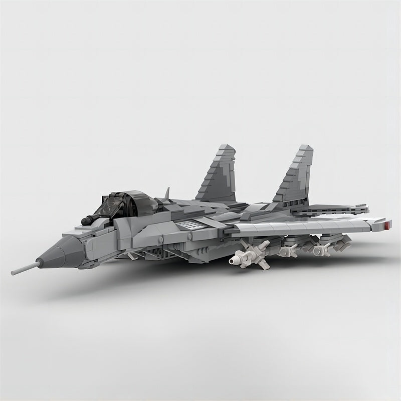 MiG-29A Twin-Engine Fighter Jet MOC Building Kit - 2