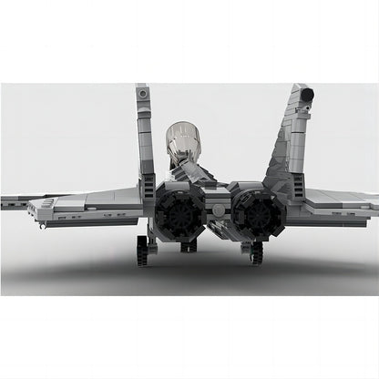 MiG-29A Twin-Engine Fighter Jet MOC Building Kit - 5