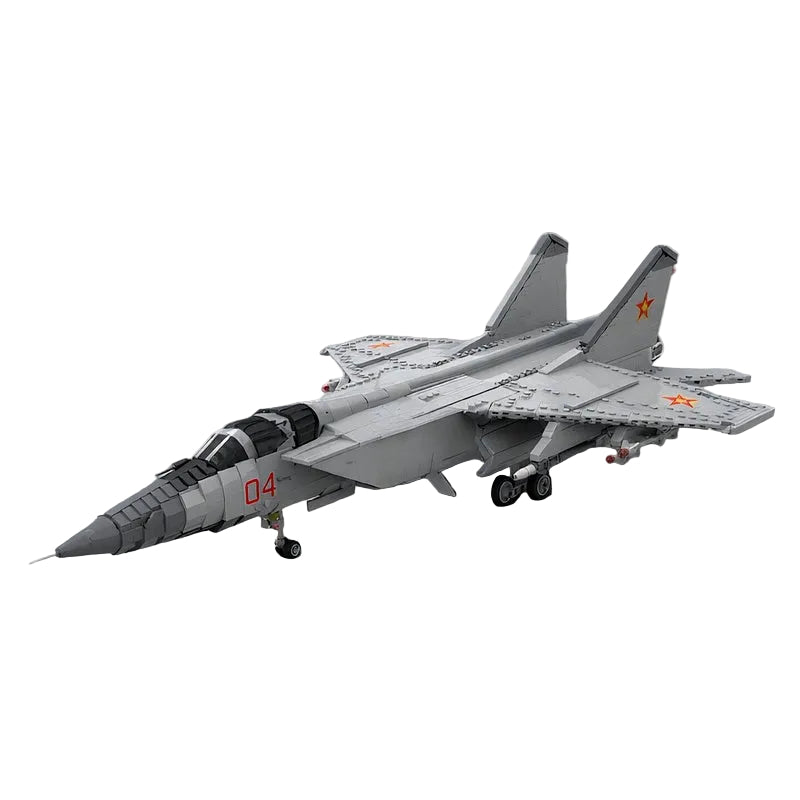 MiG-31 Foxhound 1:35 Interceptor Jet MOC Building Kit - 1