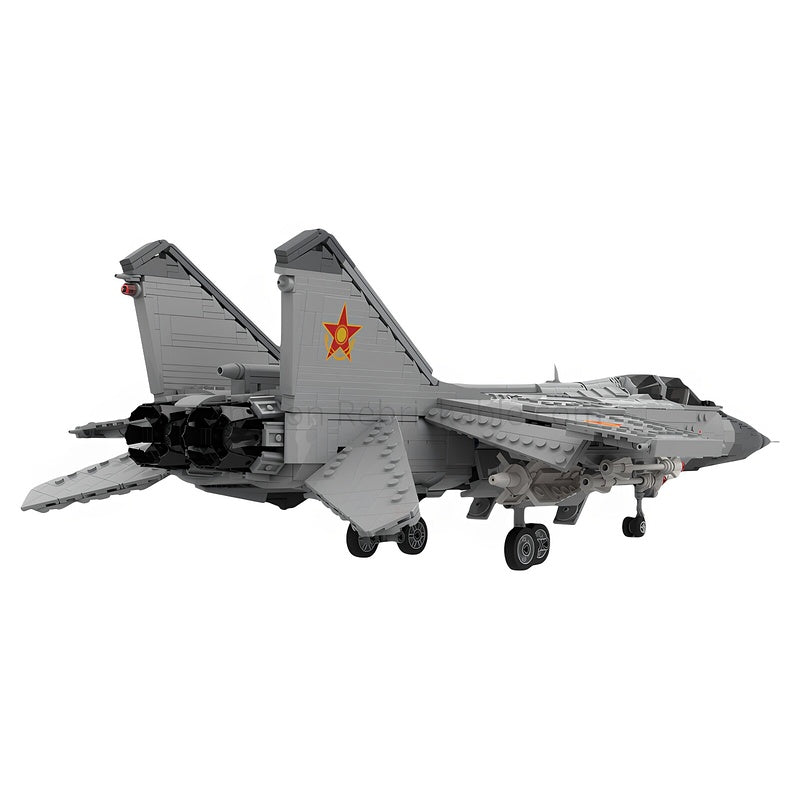 MiG-31 Foxhound 1:35 Interceptor Jet MOC Building Kit - 2