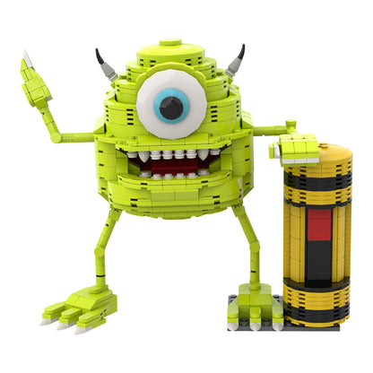 mike wazowski building set | monsters inc | lego compatible - 3