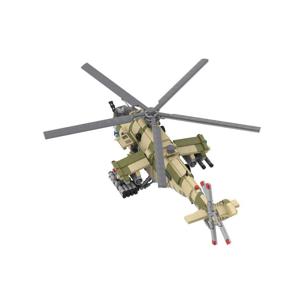 mil-mi35m "hind" attack helicopter building set | moc-193388 - 5