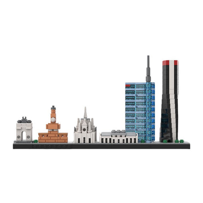 Milan Skyline Building Kit | Italy Landmark LEGO-Compatible MOC - 1