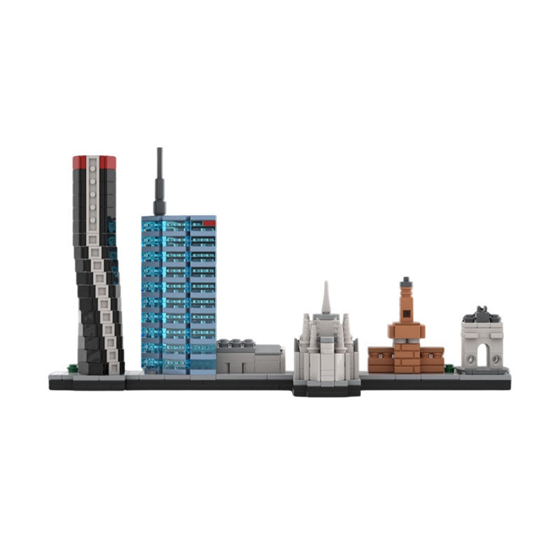 Milan Skyline Building Kit | Italy Landmark LEGO-Compatible MOC - 2