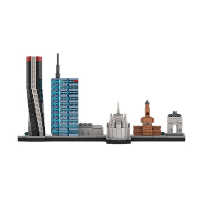 Milan Skyline Building Kit | Italy Landmark LEGO-Compatible MOC - 2