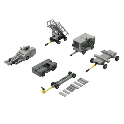 Military Aircraft Ground Support Equipment 1:35 Scale MOC Building Kit - 1