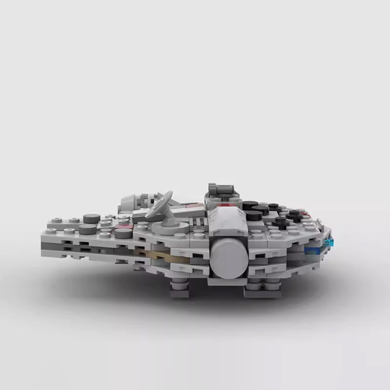 millennium falcon mini-size building set | star wars | moc-123092 - 2
