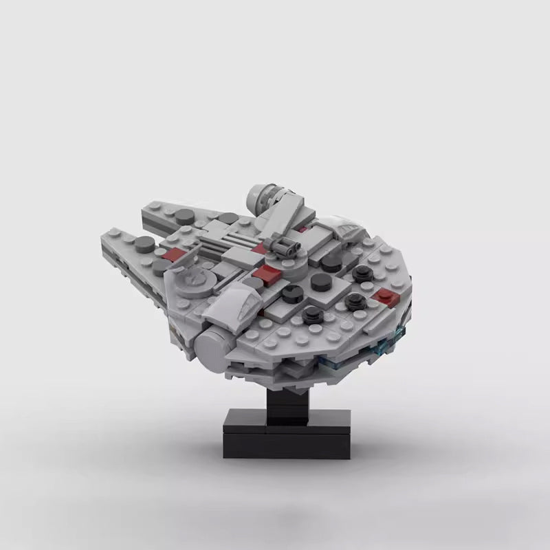 millennium falcon mini-size building set | star wars | moc-123092 - 3