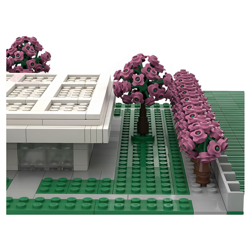 Miller House and Gardens 1:200 MOC Building Kit - 2
