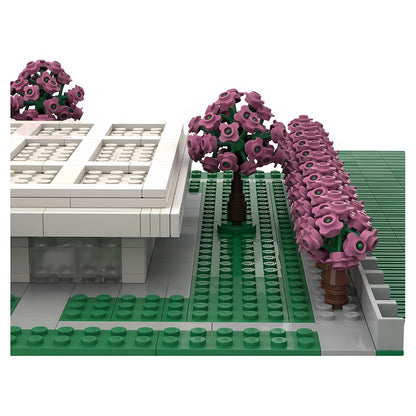 Miller House and Gardens 1:200 MOC Building Kit - 2
