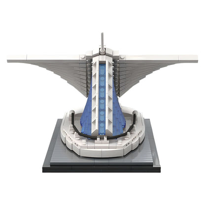 Milwaukee Art Museum – Quadracci Pavilion Building Kit | LEGO-Compatible MOC - 1