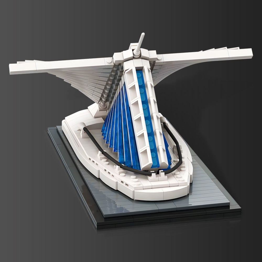 milwaukee art museum – quadracci pavilion building set | moc-201483 - 1