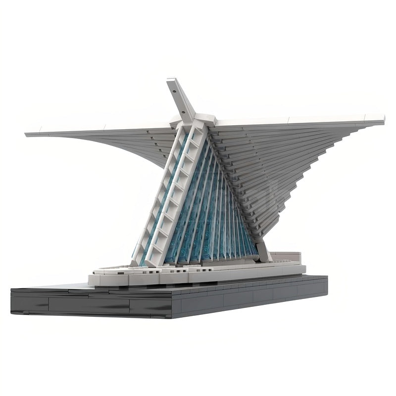 Milwaukee Art Museum Quadracci Pavilion MOC Architecture Building Kit - 1