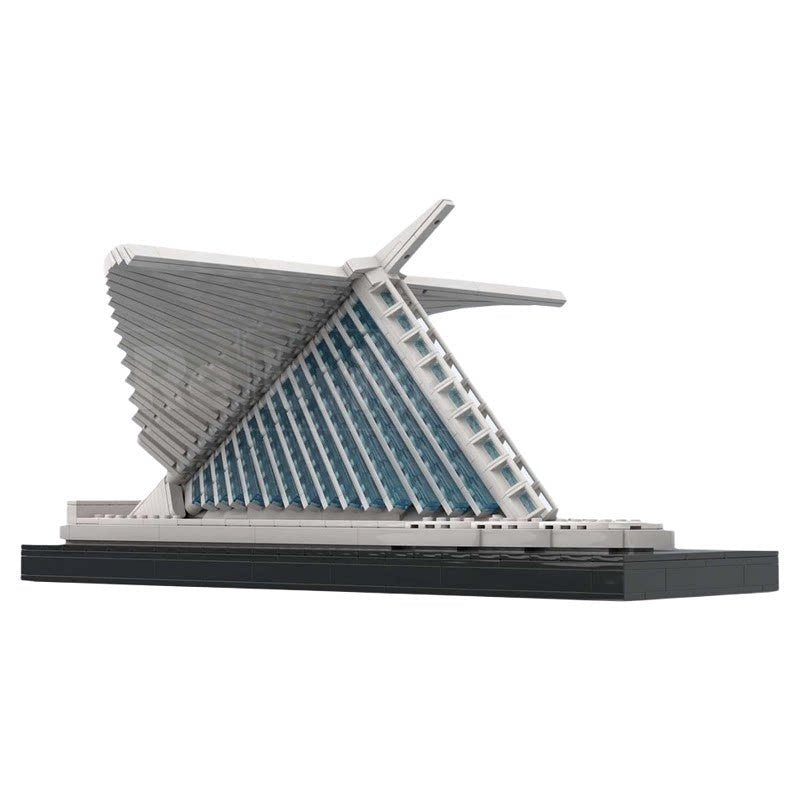 Milwaukee Art Museum Quadracci Pavilion MOC Architecture Building Kit - 3