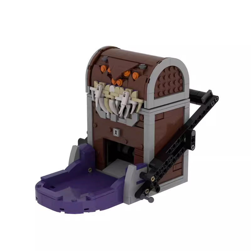 mimic monster dice tower building set | dungeons & dragons | moc-160078 - 5