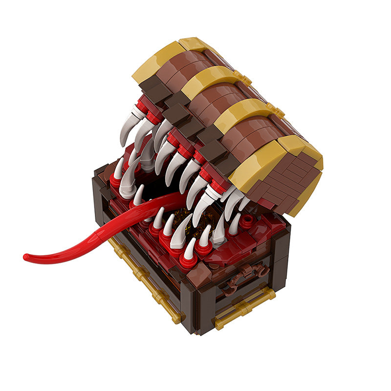 mimics treasure chest building set - dungeons & dragons - 1
