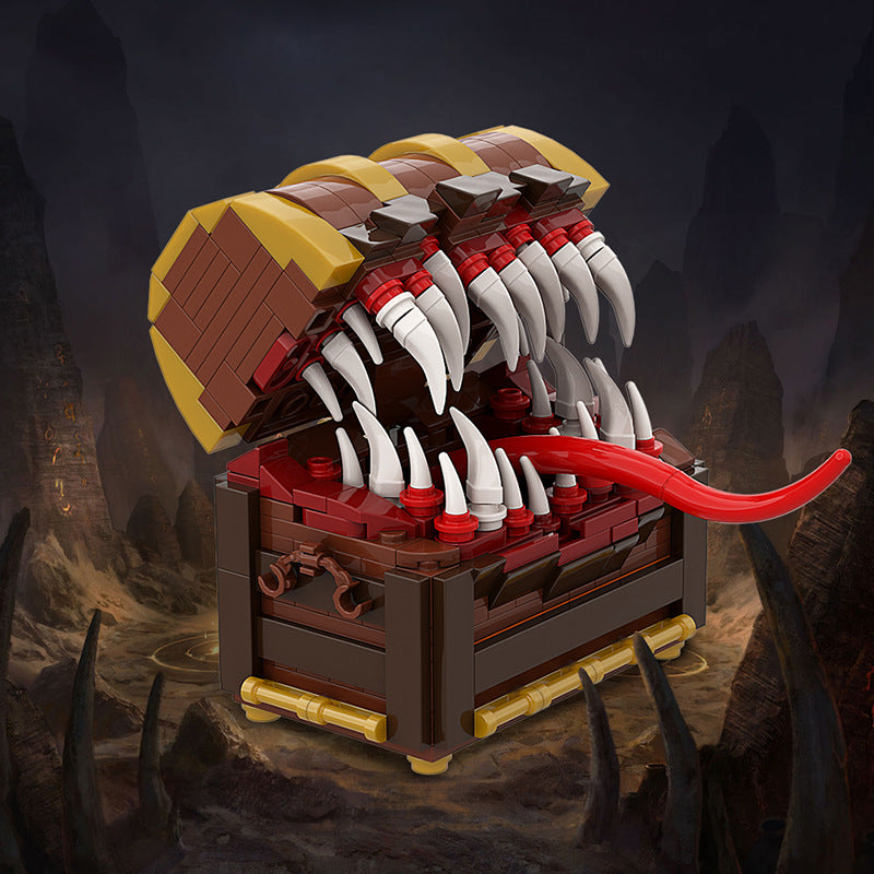 mimics treasure chest building set - dungeons & dragons - 5