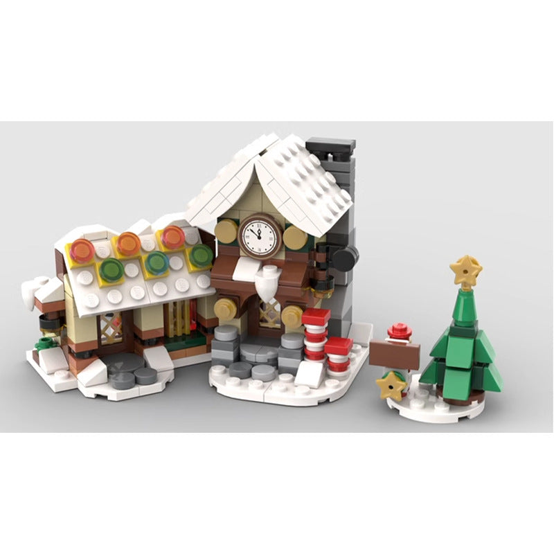 mini 10245 santa's workshop building set | moc-113271 - 3