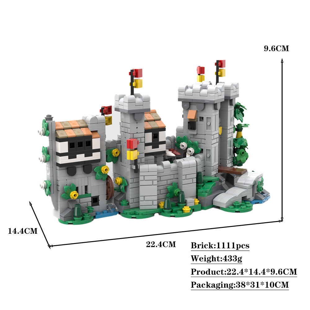 mini 10305 lion knights castle building set | moc-137933 - 4