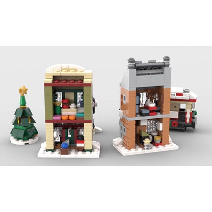 mini 10308 holiday main street building set | moc-124348 - 3