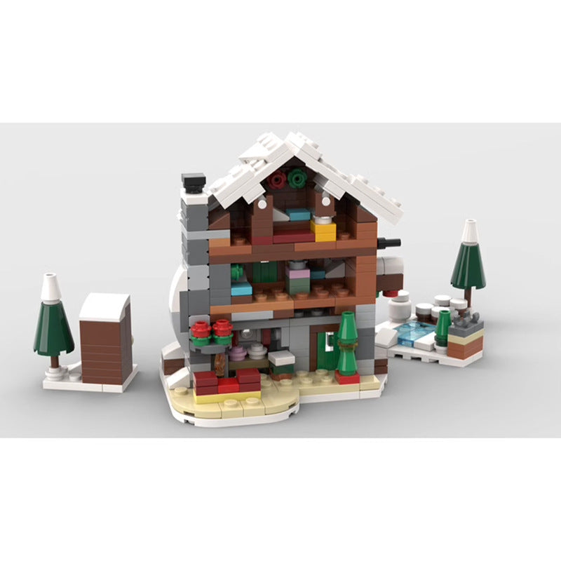 mini 10325 alpine lodge building set | moc-160108 - 3