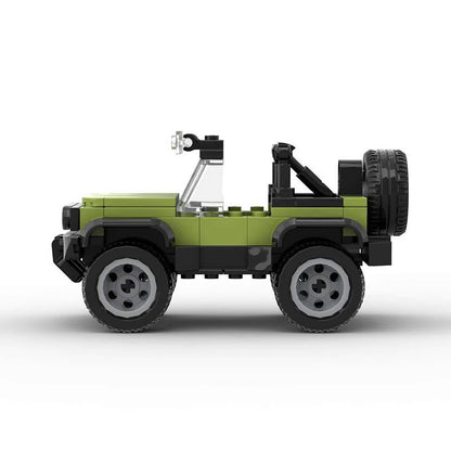 Mini 6-stud Cabriolet Off-Road Vehicle Building Kit | LEGO-Compatible MOC - 3