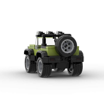 Mini 6-stud Cabriolet Off-Road Vehicle Building Kit | LEGO-Compatible MOC - 4