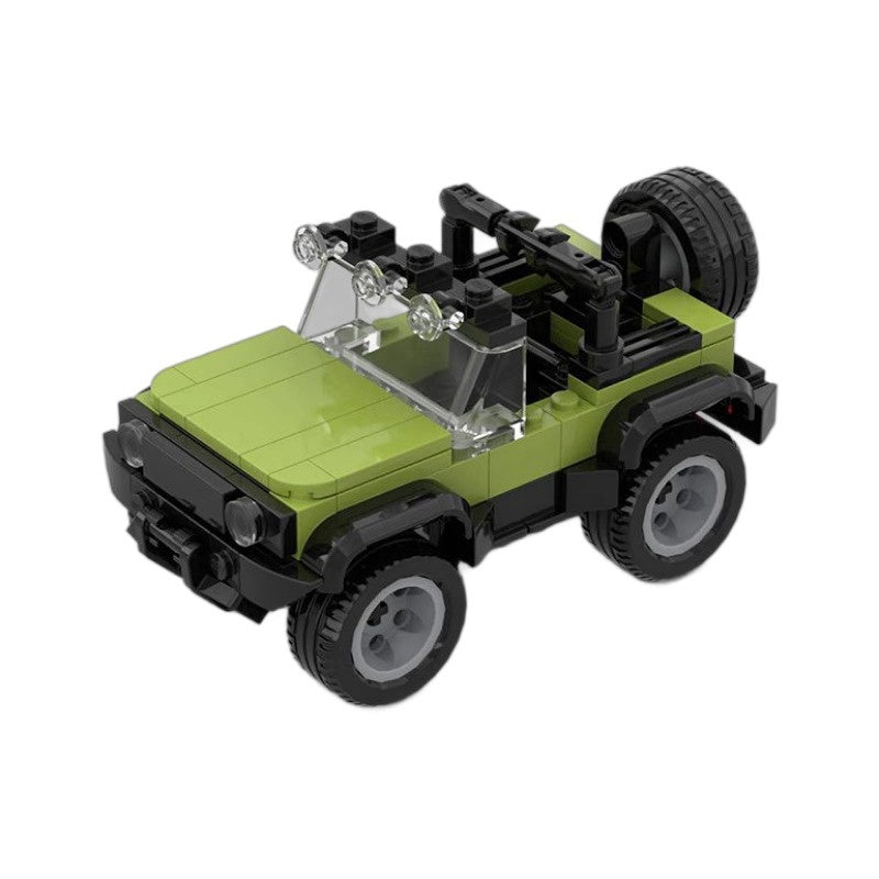 Mini 6-stud Cabriolet Off-Road Vehicle Building Kit | LEGO-Compatible MOC - 5