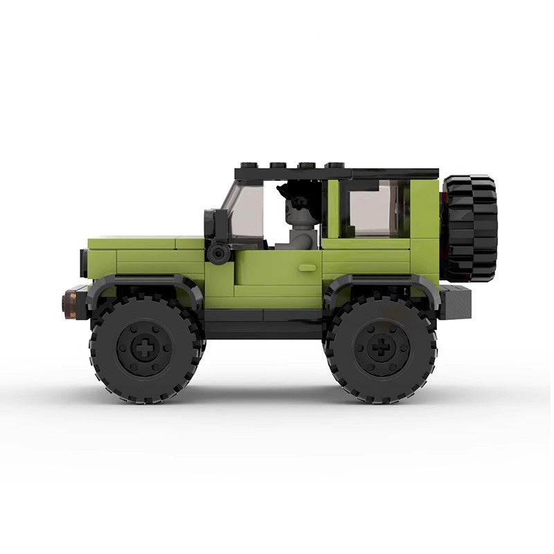 Mini 6-stud Cabriolet Off-Road Vehicle Building Kit | LEGO-Compatible MOC - 9