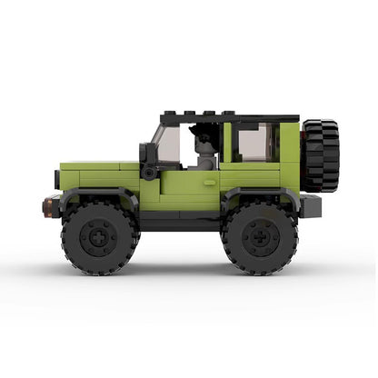 Mini 6-stud Cabriolet Off-Road Vehicle Building Kit | LEGO-Compatible MOC - 9