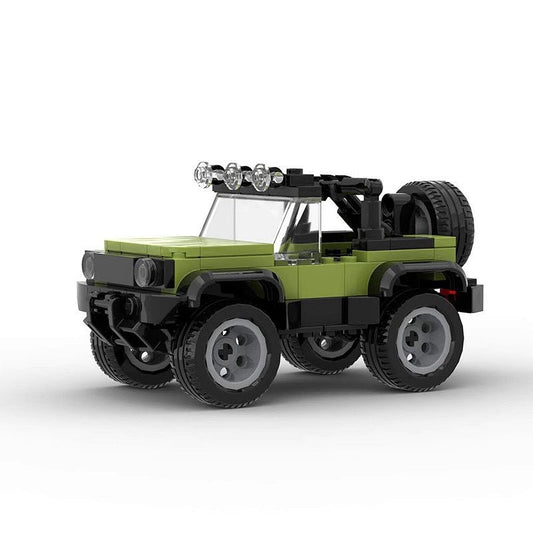 Mini 6-Stud Off-Road Cabriolet MOC Building Kit | Adventure Vehicle Model - 1