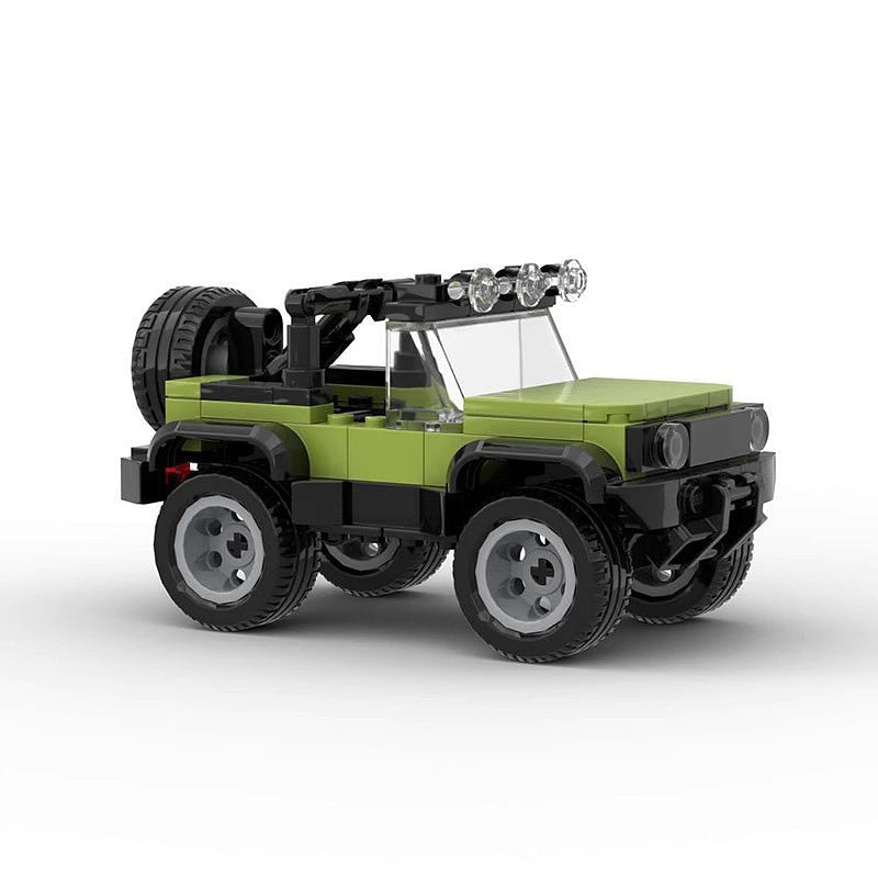 Mini 6-Stud Off-Road Cabriolet MOC Building Kit | Adventure Vehicle Model - 2